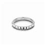 “Précieuses Pointes de diamant” platinum wedding band.