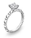 Amazing Settings Platinum and Diamond Engagement Ring