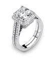 Canera Platinum Diamond Engagement Ring