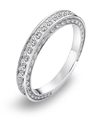 Casting House Platinum and Diamond Wedding Band