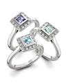 Platinum engagement rings by Cathering Jones