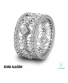 Chad Allison Platinum and Diamond Cocktail Ring