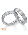 Christian Bauer Platinum Diamond Wedding Bands