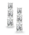 Christopher Designs Platinum and Diamond Earrings