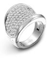 CliQ Platinum and Diamond Fashion Ring