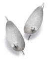 Platinum earrings by Cox & Power