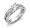 Platinum engagement ring by Mark Soley