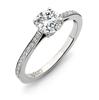 Platinum engagement ring by Mark Soley