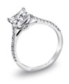 Designs by Vatché Platinum and Diamond Engagement Ring