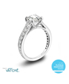 Designs by Vatché Platinum and Diamond Engagement Ring