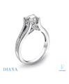 Diana Platinum and Diamond Engagement Ring