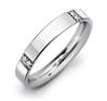 Platinum wedding ring by domino