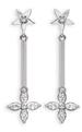 Platinum earrings by Eric N Smith