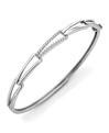 PTFB8 - An elegant platinum bracelet in contemporary design for that evening date
