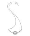 PTFN22 - A contemporary lightweight necklace in platinum studded with diamonds