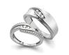 Studded Platinum Love Bands™ 19&20