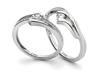 Platinum solitaire ring. Code is  91