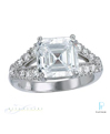 Fusaro Platinum Diamond Engagement Ring