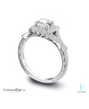 Gabriel & Co. Platinum and Diamond Engagement Ring