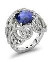Platinum cocktail ring by Garrard