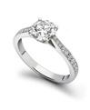 Platinum engagement ring by Garrard