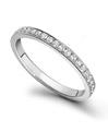 Platinum wedding band by Garrard