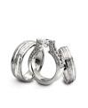 Gelin Abaci Platinum Diamond Wedding Rings Set