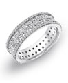 Gemex Platinum and Diamond Fashion Ring