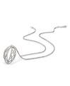 PTGP16 - A fine platinum pendant capturing the versatility of the metal for the contemporary woman