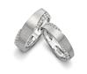 Studded Platinum Love Bands™ 7&8