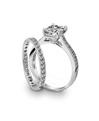Gumuchian Platinum Diamond Wedding Rings Set