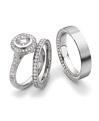 Platinum tri-set by Hans D. Krieger