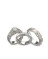 Jill MacKay Platinum Diamond Wedding Rings Set