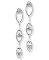 PTJOE32 - A pair of platinum earrings, crafted to perfection for that special occasion