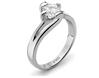 Platinum solitaire ring. Code is 64