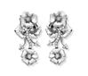 Platinum and diamond earrings. Code is 76