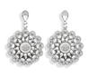 Platinum and diamond earrings. Code is 77