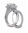 Kirk Kara Platinum Diamond Wedding Rings Set