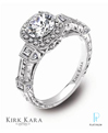 Kirk Kara Platinum Diamond Engagement Ring