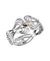 MaeVona Ayr Platinum Rose Gold Diamond Bracelet