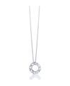 MaeVona Rosa Platinum Diamond Necklace