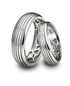 Martin Flyer Platinum Wedding Bands