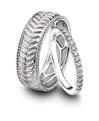 Martin Flyer Platinum Diamond Wedding Bands