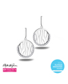 Mercury Ring Platinum and Diamond Earrings