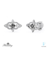 Michael Beaudry Platinum Diamond Cuff-links