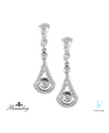 Michael Beaudry Platinum Diamond Earrings