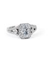 Michael Beaudry Platinum Diamond Engagement Ring