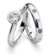 Platinum engagement ring by Michael Birnie