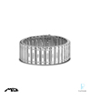 Michael Bondanza Platinum and Diamond Bracelet