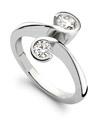 Platinum engagement ring by Nicholas james